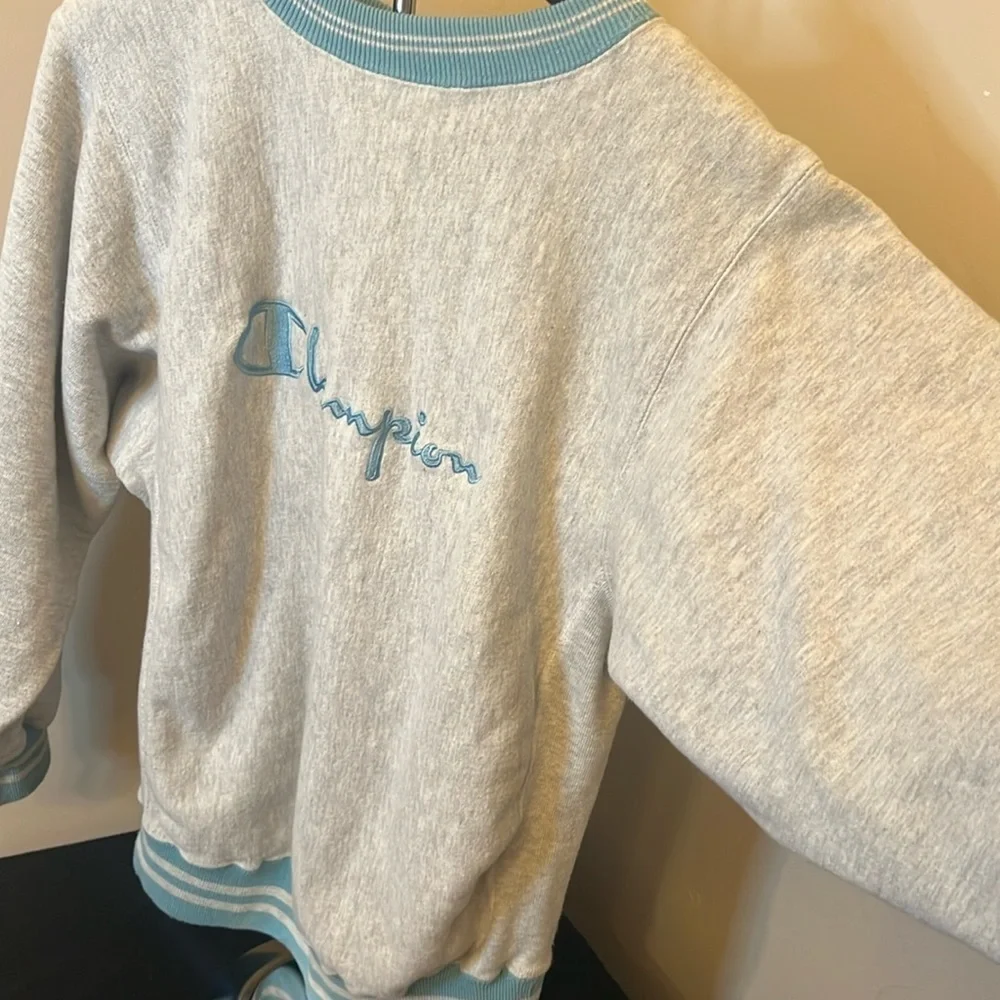 Vintage 90s Men’s Champion Reverse Weave Pullover Crewneck Sweater